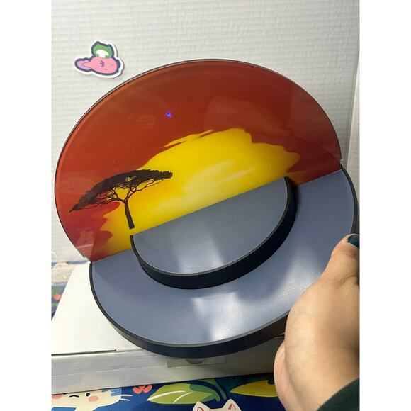 Swarovski Crystal Lion King Sunset Display #1075953 Stand With Box - Picture 7 of 12